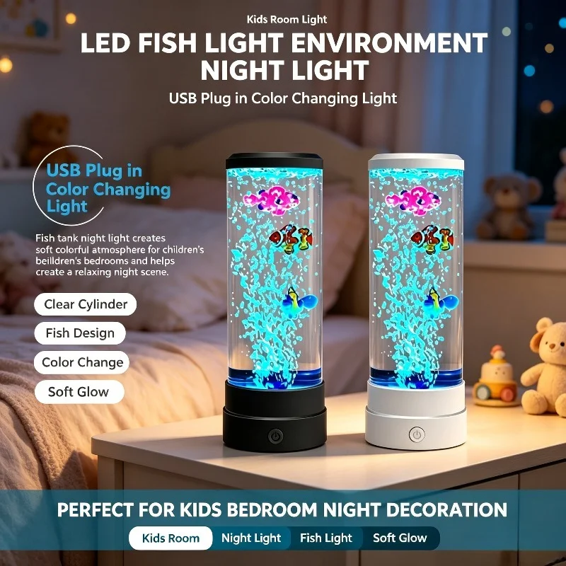 LED Fish Light Aquarium USB Re - огляд і ціна Photography Lighting Mood