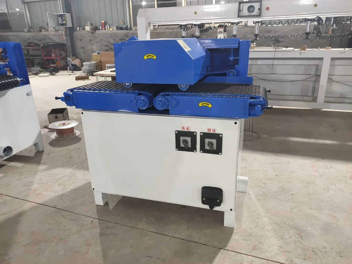 Full Automatic Multi Blade Rip Saw for Sawmill Woodworking Wood Processing Multi Blade Saw Machine