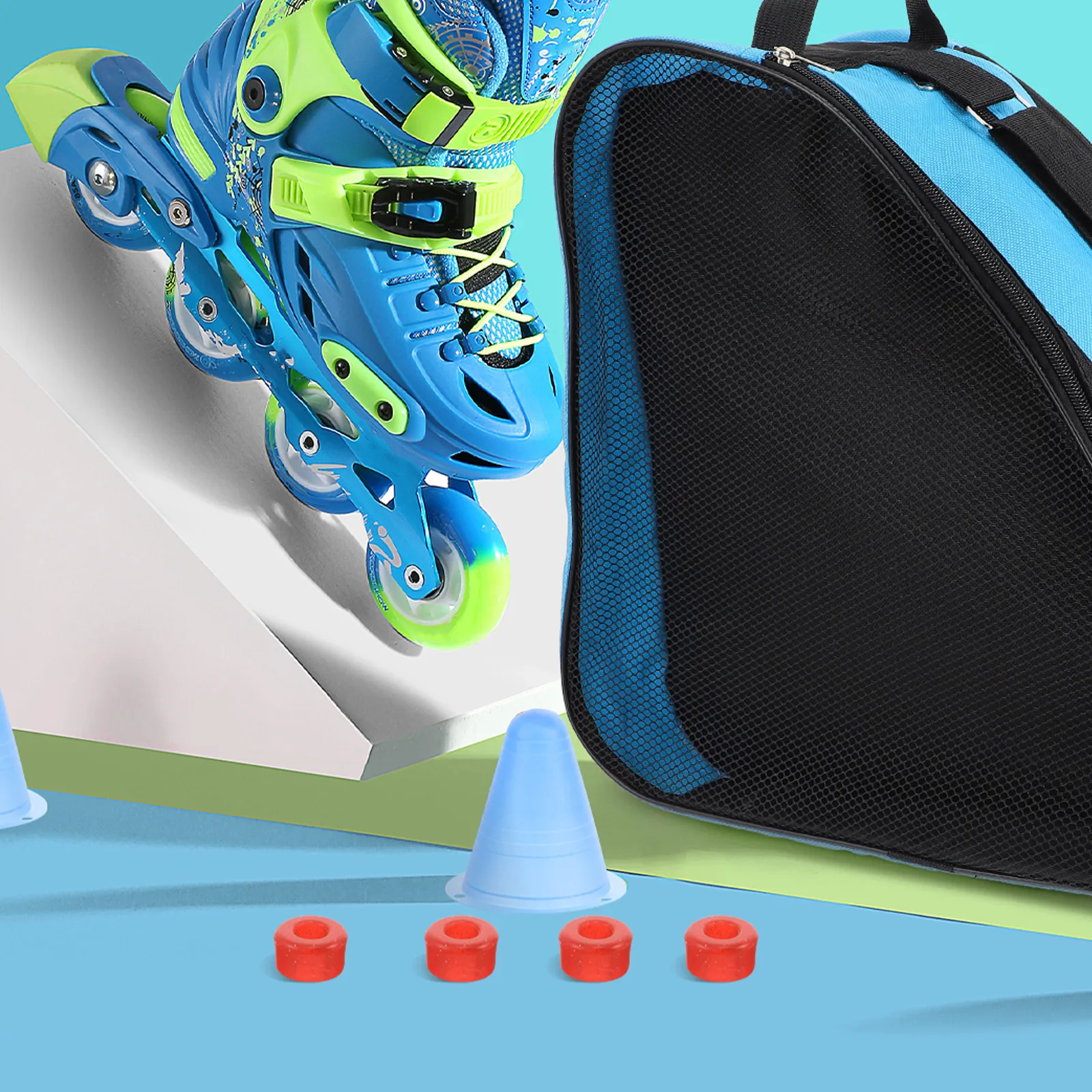 

10 шт. амортизирующих подушек для скейтборда, полиуретановые втулки 95A, для лонгборда, роликовых коньков, обеспечивающие комфорт и устойчивость, амортизаторы для квад-коньков