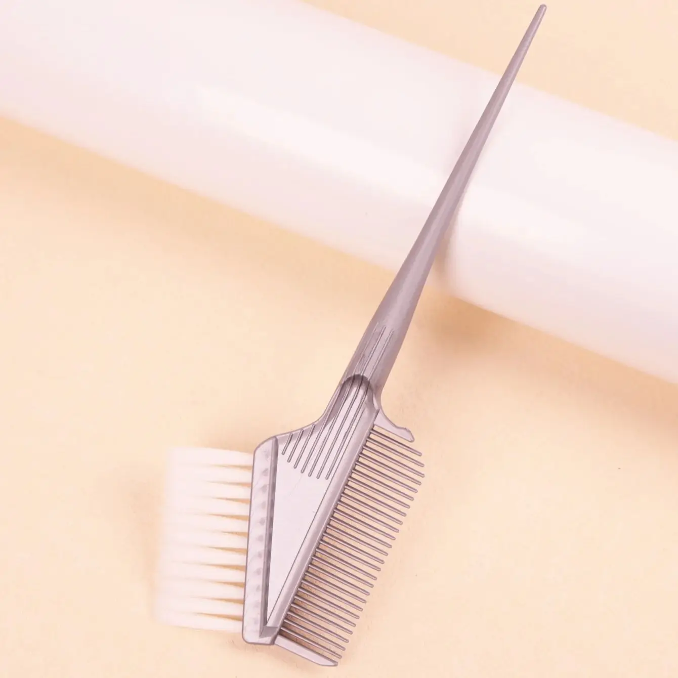 Spazzola professionale per tinture per capelli fronte-retro da 1 pezzo, facile da applicare, adatta per saloni e uso domestico fai-da-te Speciale per parrucche di capelli veri