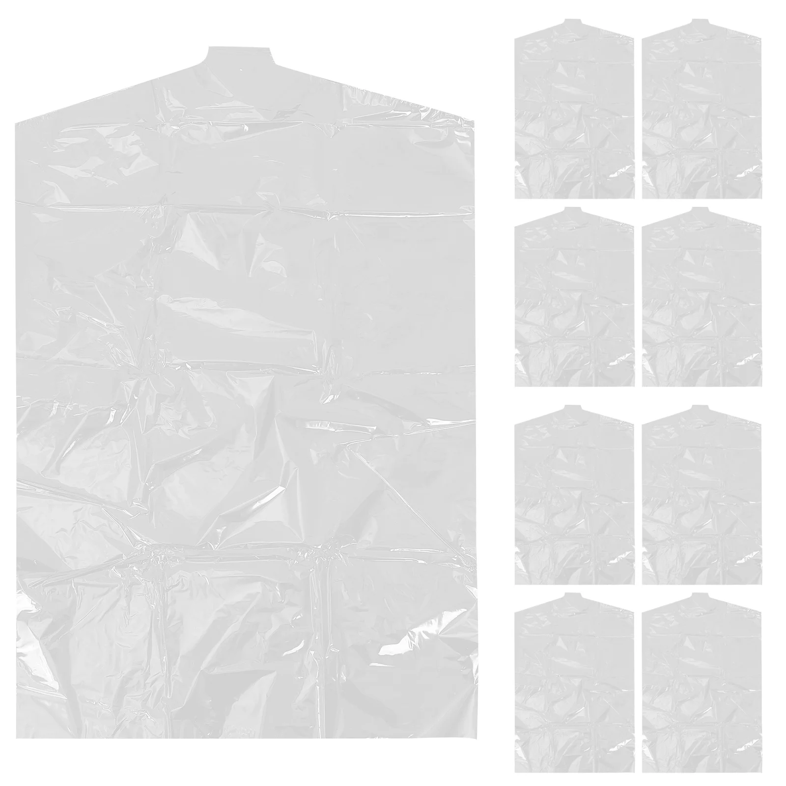 

30 шт., прозрачные сумки для одежды, подвесные сумки для одежды, пылезащитные сумки для костюмов, шкаф для хранения, многоразовая защита для одежды для платьев, пальто