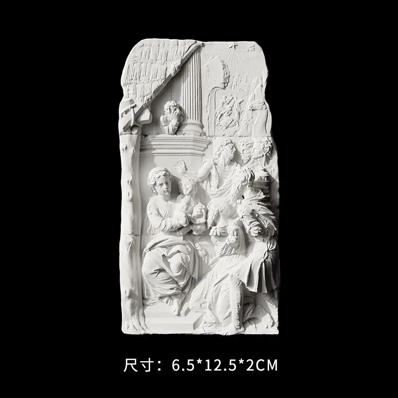 

Three doctors came to Korea relief decorative painting home desktop Nordic Seiko home decoration figure sculpture statue