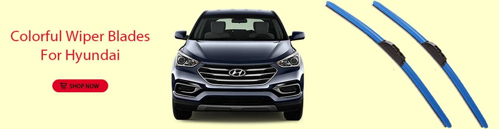 LNJING Bunte Scheibenwischerblätter für Hyundai Atos Santro AH2 2018-aktuell – Detail 2