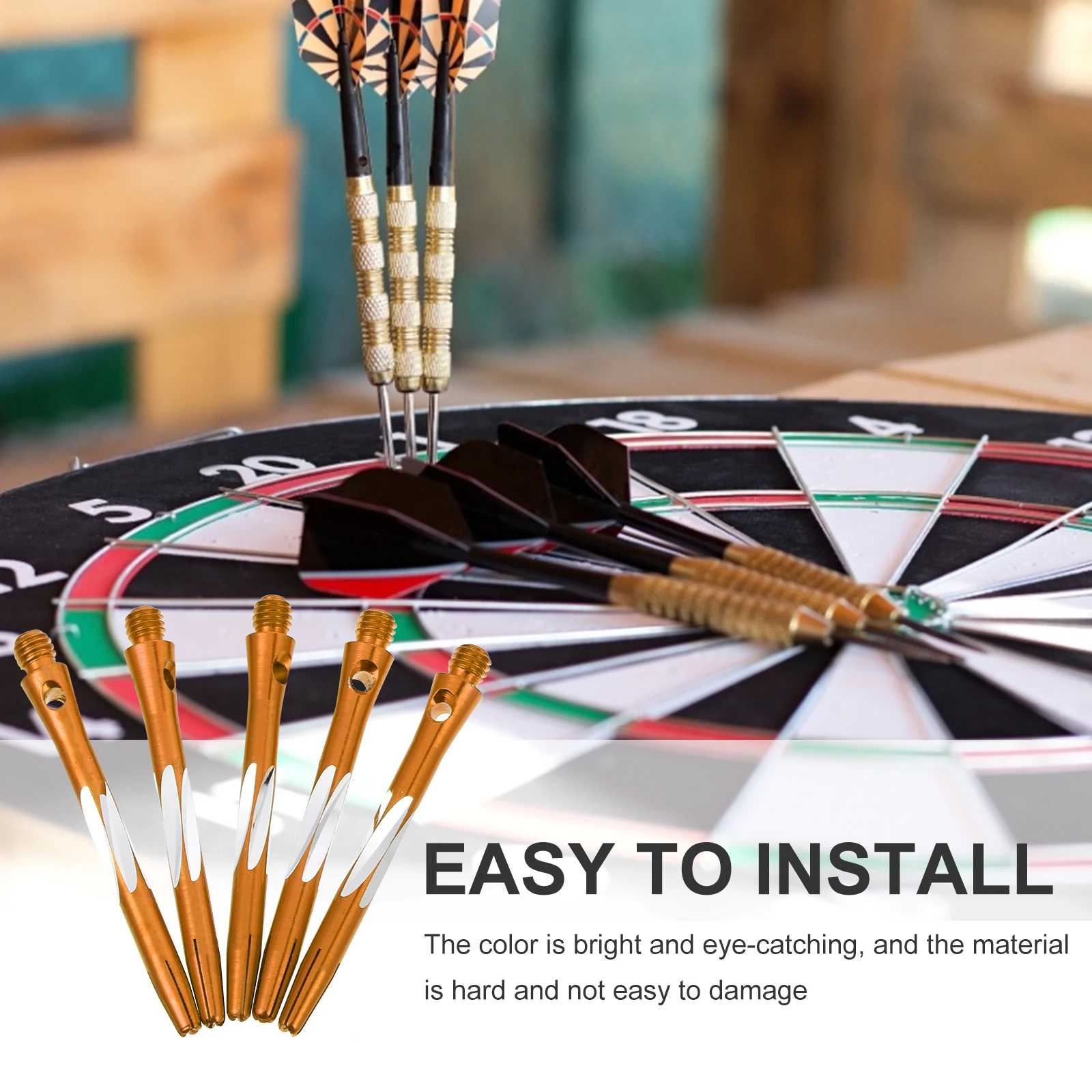 5 قطعة سبائك الألومنيوم دارت مهاوي الخيط القياسي دائم عدم الانزلاق مخرش سطح الجبهة تحميل لعبة توازن الوزن