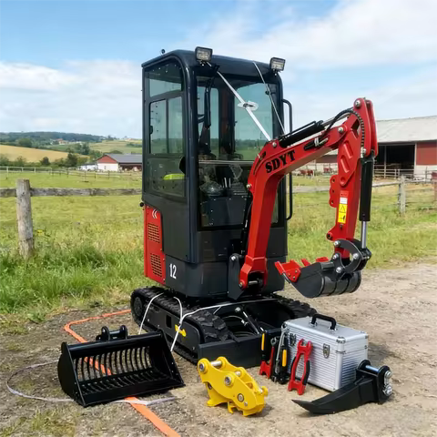 1.2 Ton Hydraulic Crawler Mini Excavator A High Quality Customized Diesel Engine Ce Euro 5 Mini Excavator With Quick Delivery