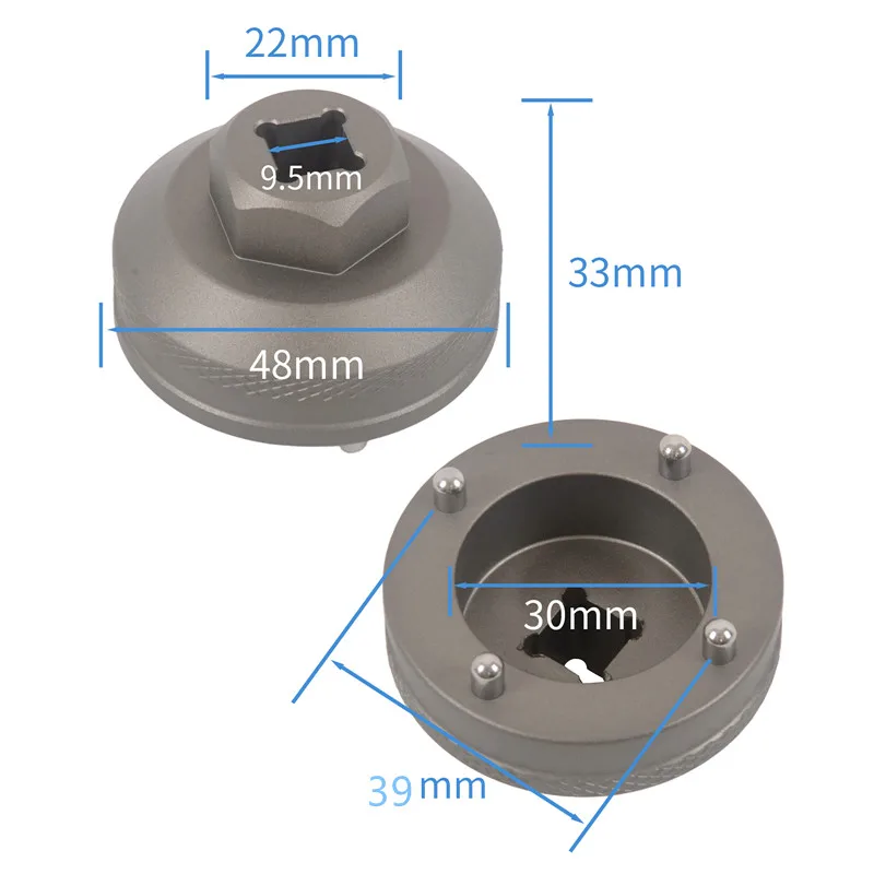 39MM For FGR200 FGR300 Shock Absorber Top Cap Tool Motorcycle Shock Absorption Tools