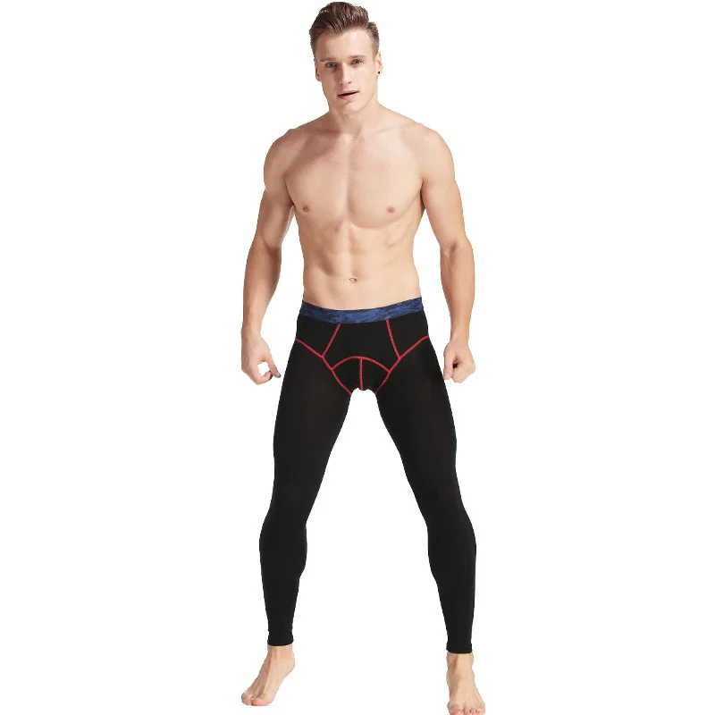 No-Wear Briefs For Men's Thermal Underwear Winter Modal Long Johns Underwear 2 In 1 Thermal Long Johns Warm men's Leggings Pant
