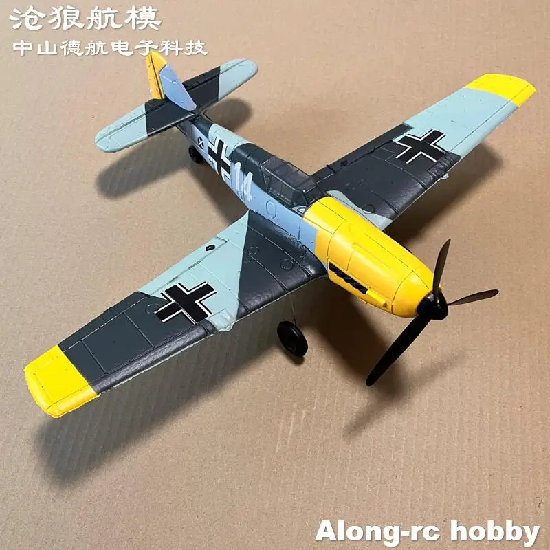 Volantex rc 761-11 Bf109 Fighter 400mm Wing Span 2.4G Samolot zdalnie sterowany RTF One Stunt z systemem stabilizacji pilota X