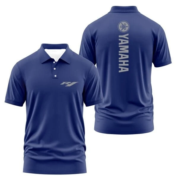 Summer New Yamaha Racing Team Polo Shirt Exclusive Racing Edition MXGP Off Road Cycling Short Sleeved Track Uniform Work Clothes