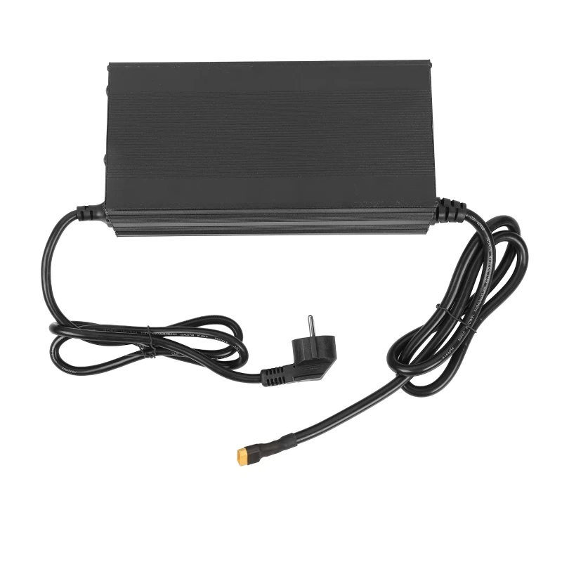 30A Electric Bike Lithium Li-ion Battery Charger with XT60 Male Connector, 54.6V Output Fast Charging for 13S 48V E-Bike Scooter