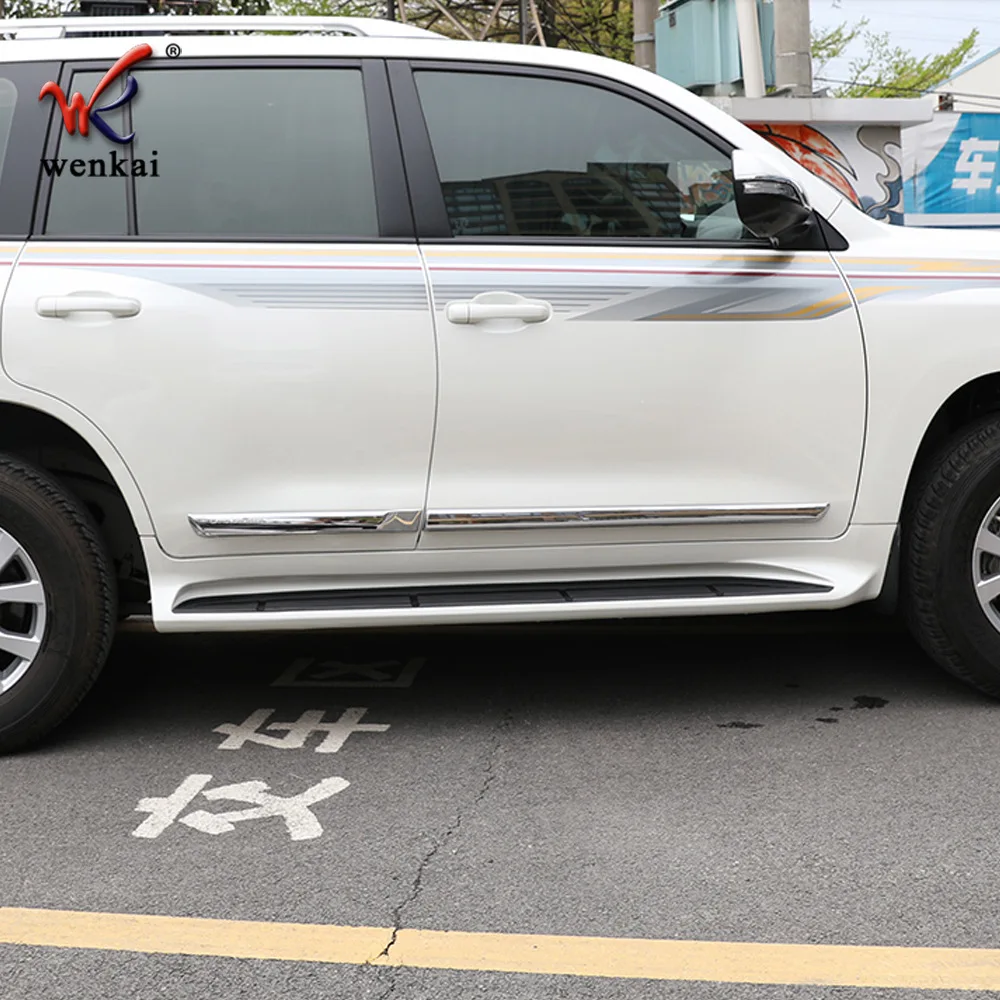 

Боковая педаль для Toyota Land Cruiser Pearl White, оригинальный стиль LC200 Pearl White, боковая педаль 2010-2020