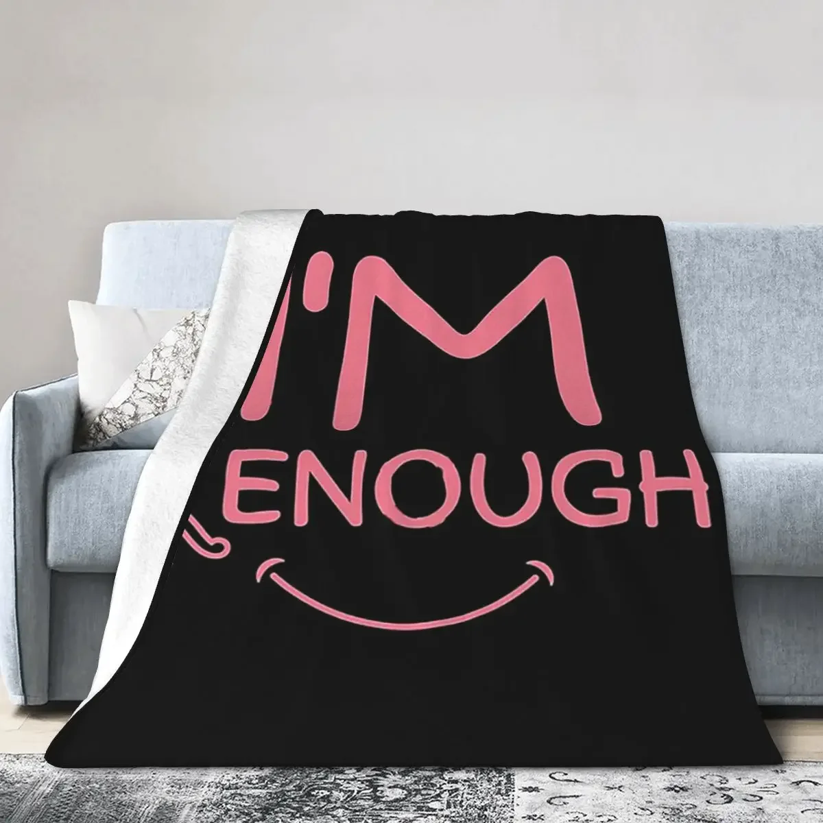 

I Am Kenough Blankets Soft Warm Flannel Throw Blanket Bedding for Bed Living room Picnic Travel Home Sofa