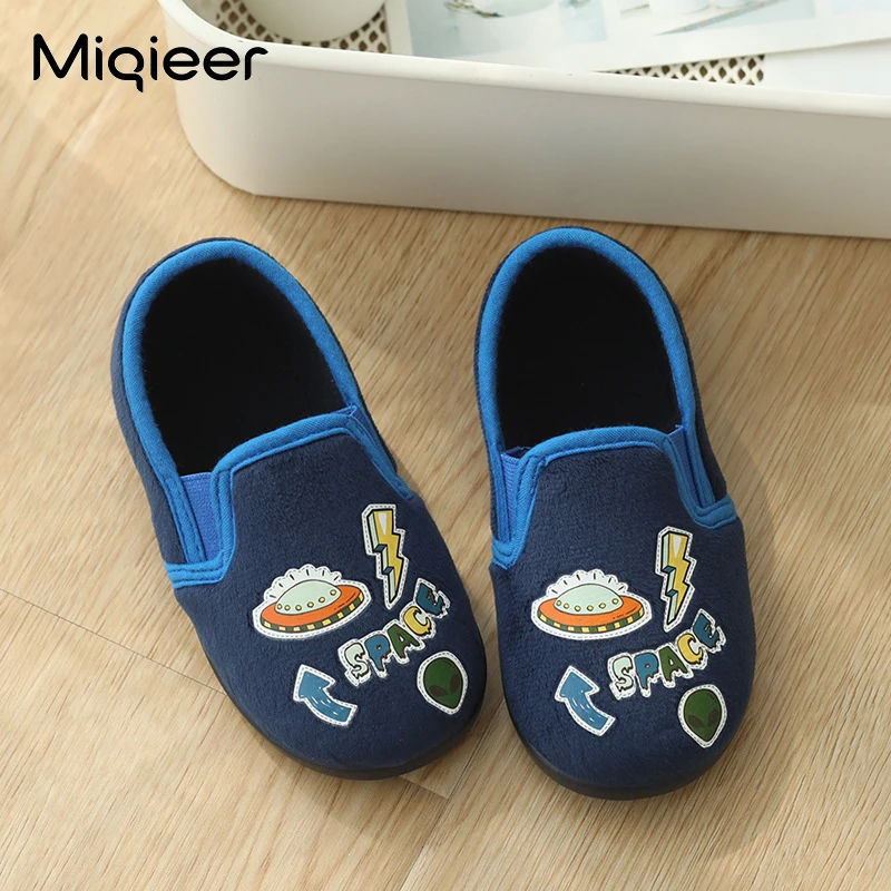 Fashion Spring Autumn Animal Kids Living House Shoes Children Boys Girls Cotton Slipper Comfortable Indoor Floor Shoes