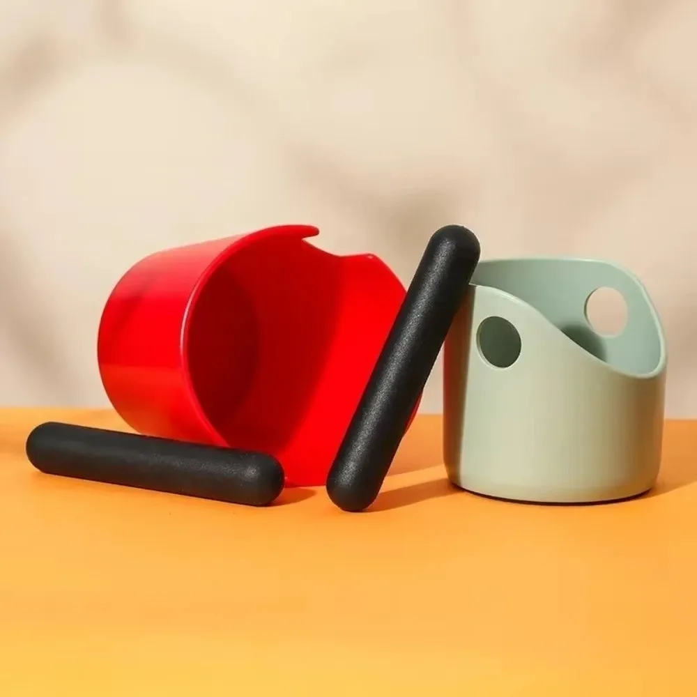 

Creative Espresso Knock Box 500ml Splash-proof Knocking Slag Container Anti-slip Detachable Knock Rod