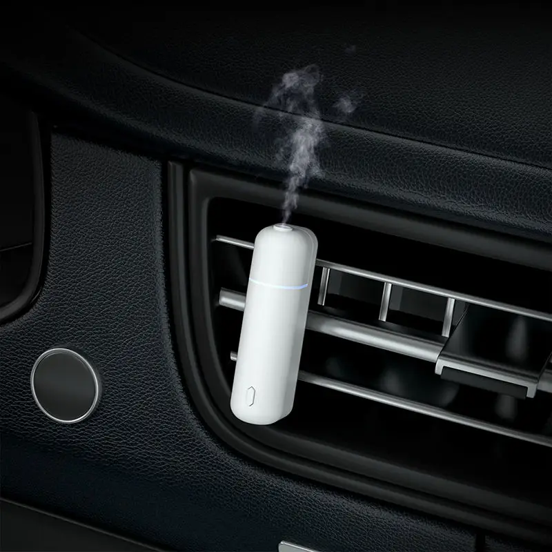 

Portable 5ML Car Scent Essential Oil Aroma Diffuser 2 Modes Automotive Mini Air Humidifier USB Charging Ultrasonic Atomization