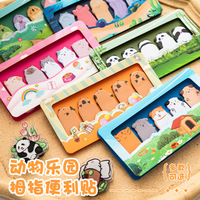 Animal Park Thumb Post it, Cute and High Beauty Memo, Ins Style Alien Cartoon, N Times Post, Category Label Post