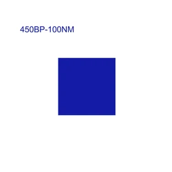 400NM 450NM 500NM Narrow Bandpass Filter Width 100nm 6*6 , Thick-1.0MM High Transmittance for Laser Instrument 1PCS