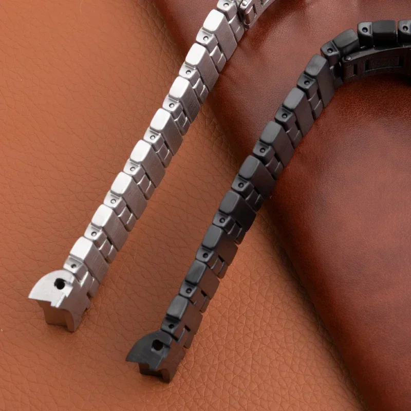 24 مللي متر الصلبة غرامة الفضة الأسود الفولاذ المقاوم للصدأ حزام الساعات لبانيراي حزام غاطسة لومينور pam441 111 سوار إكسسوارات