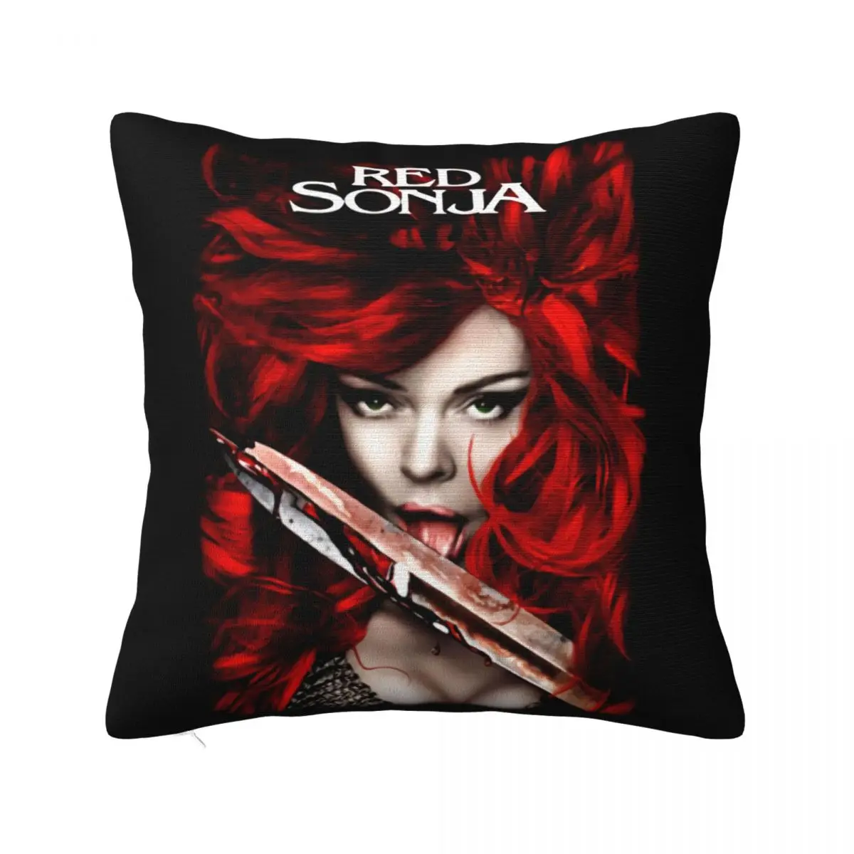 Red Sonja Action Barbarian Comic Con Poster Gift Spring Splicing Top Personality Boy Designs Pillow Case