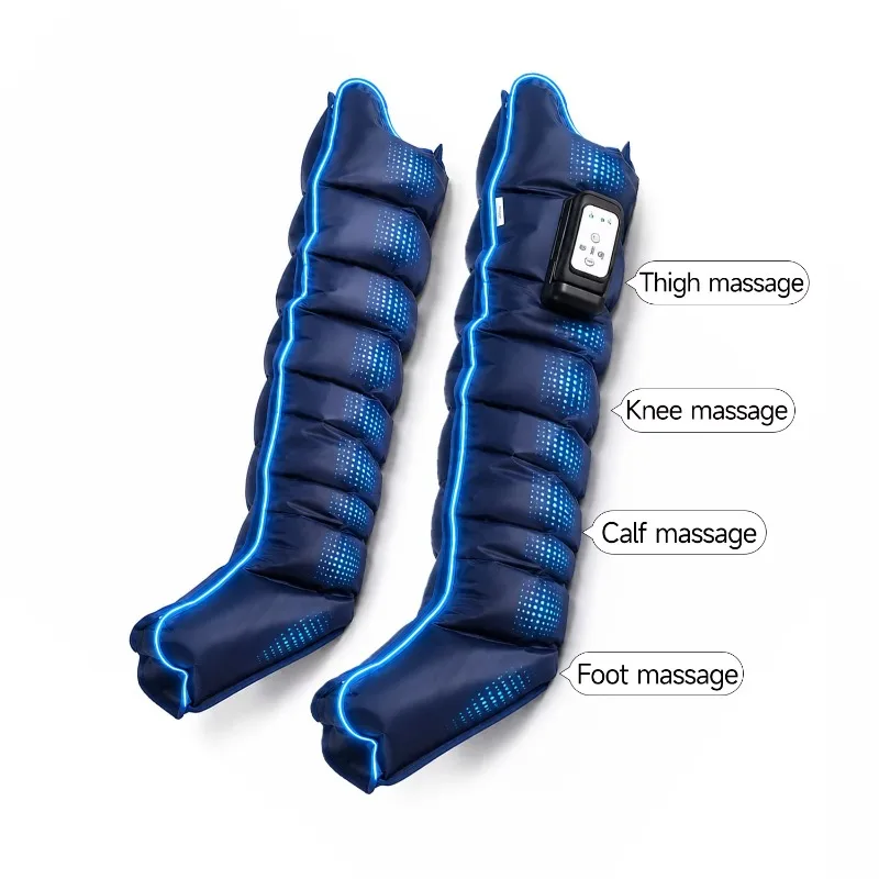 Wireless Air Compression Leg Massager Boots Portable Calf Wrap For Muscle Relaxation Home Massage Therapy Device