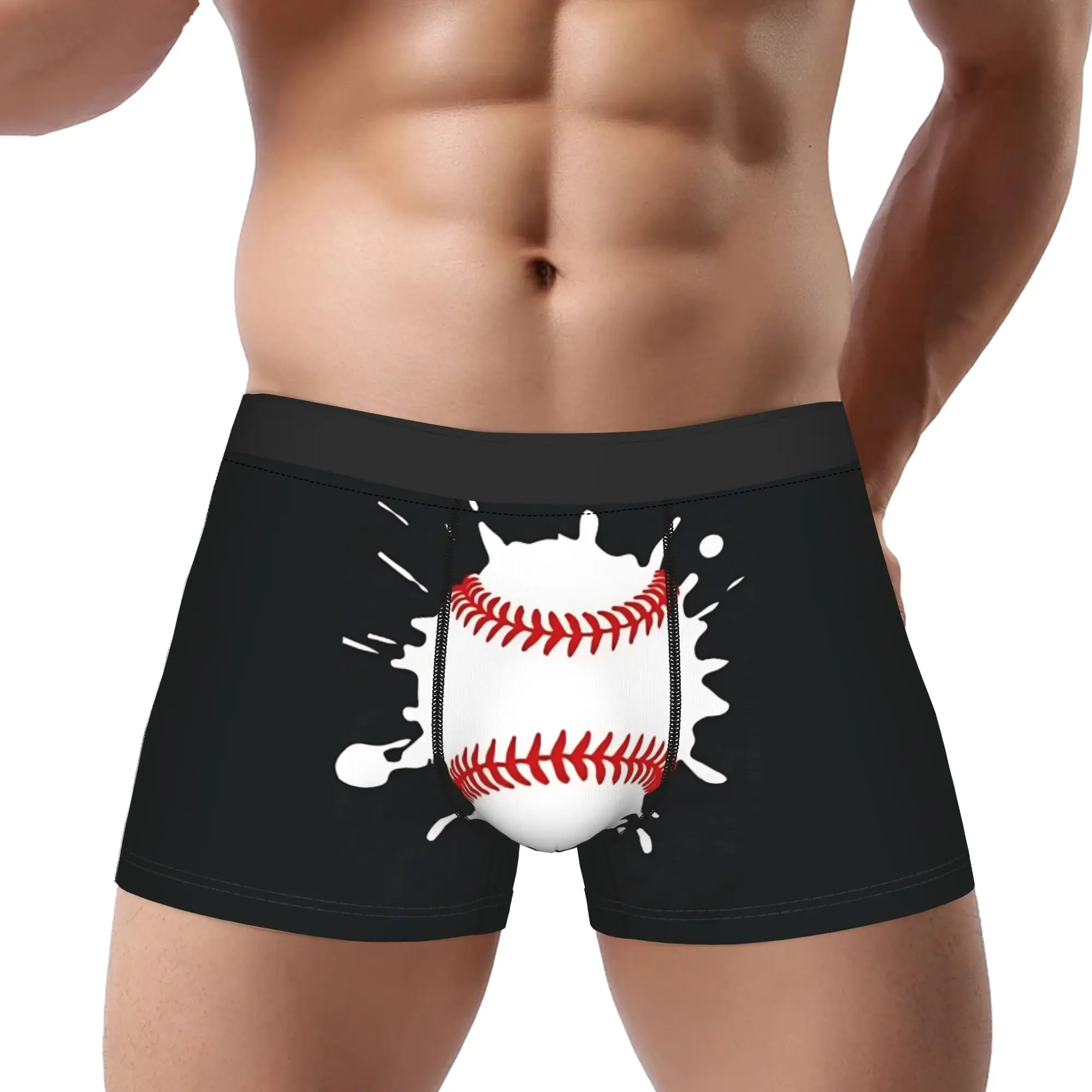

everyone love baseball boxers adults 18 plus Underpants Homme Panties Men's Underwear Print Shorts Boxer Briefs
