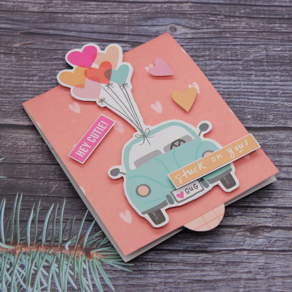 KSCRAFT Pop Up Card Metal Cutting Dies Stencils for DIY Scrapbooking Decorative Embossing DIY Paper Cards