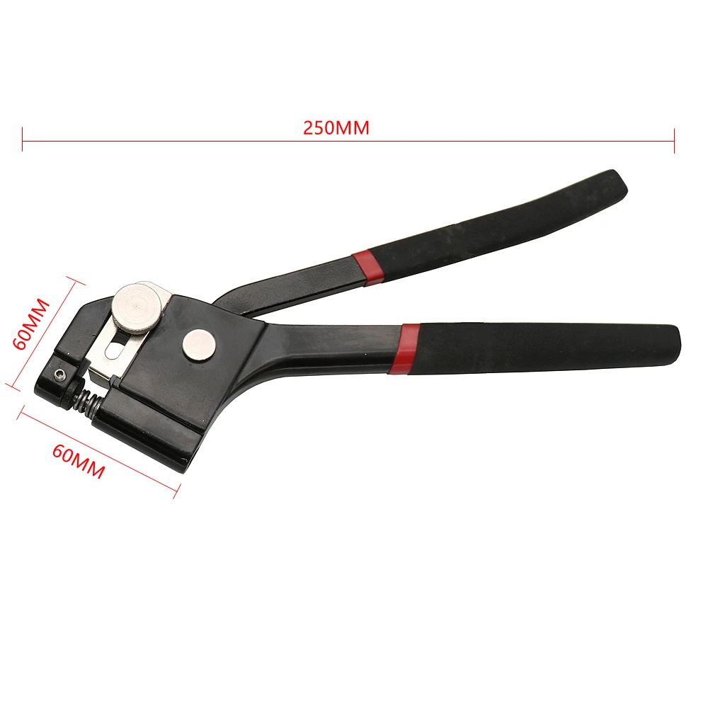 Stainless Steel Letter Punching Pliers Iron Plate Manual Puncher 3.2/4.2MM Metal Aluminum Side Advertising Word Perforation