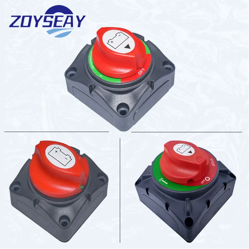 

Dual Battery Isolator Switch 2 And 3 Position Automotive Marine Disconnect Switch CUT ON-OFF Rotary Switch For 12V-48V Yacht RV