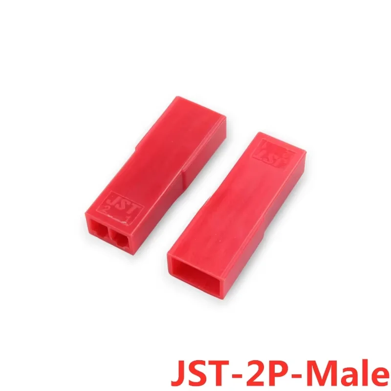 50Pcs JST Connector Plug 2pin Female Male and Crimps RC Battery Connector for Auto E-Bike Boat LCD LED Ship Electrical Spa