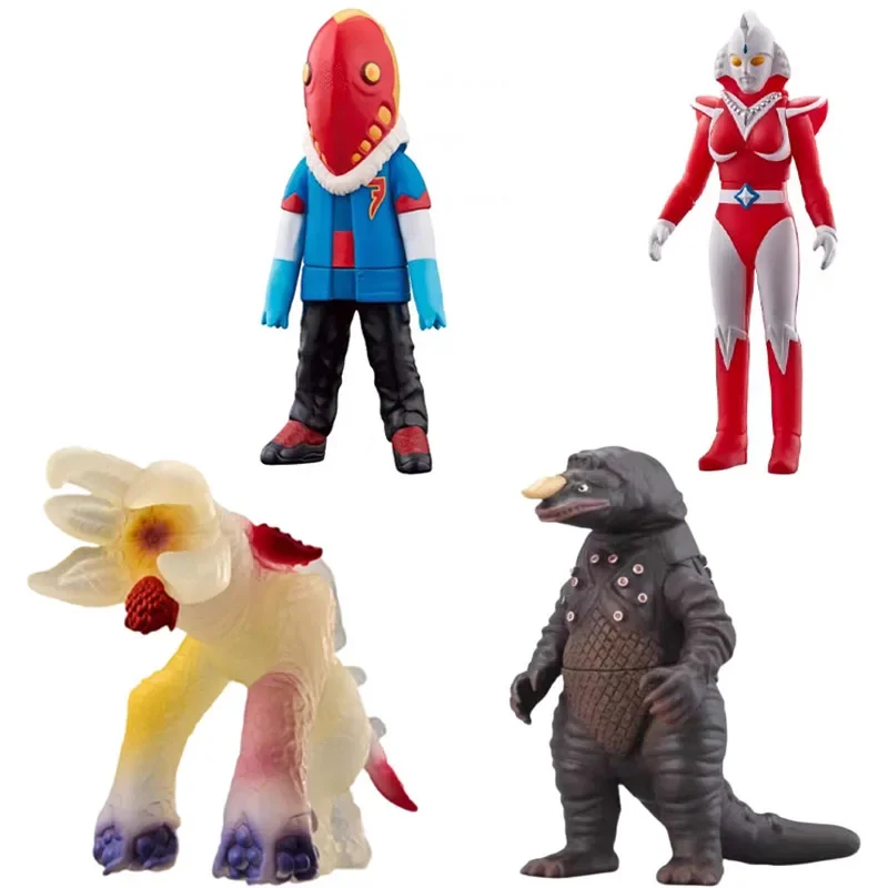 Bandai Genuine Ultraman Monster Levira Beth Marluru 500 Series Soft Rubber Doll Anime Action Figures Toys for Boys Kids Gift