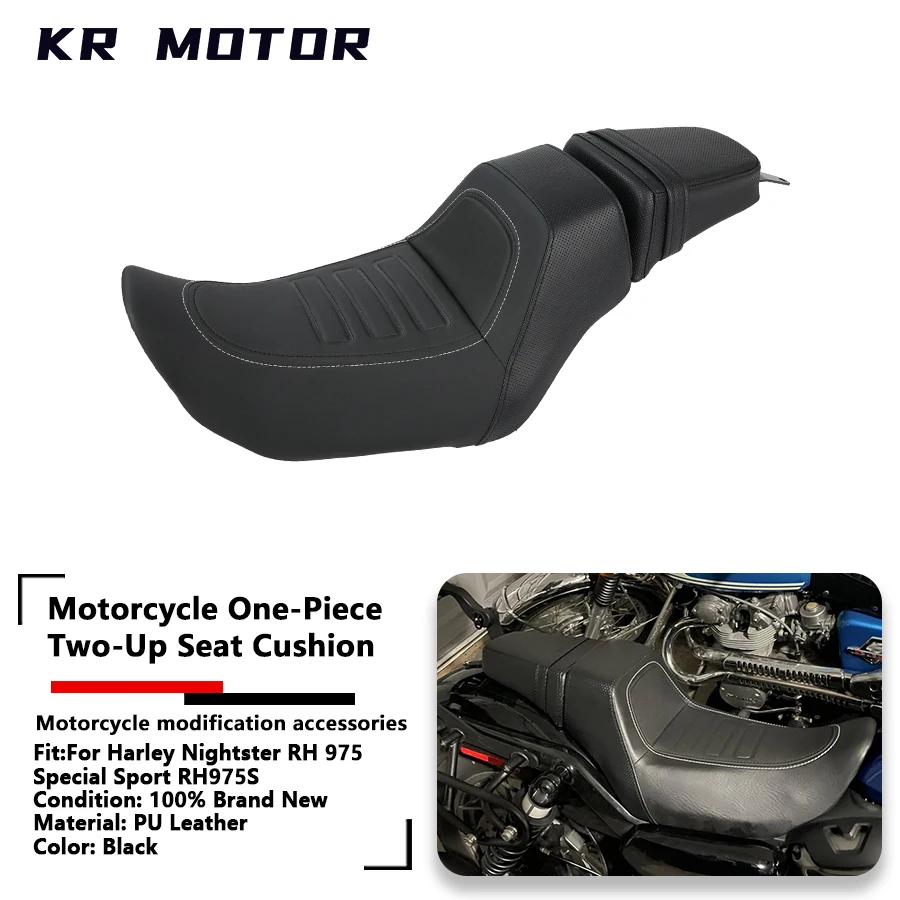 

Fits For Harley Nightster RH975/Special Sport RH975S 2022-2024 Motorcycle Two-Up Seats Rider Saddle Driver Passenger Pillion