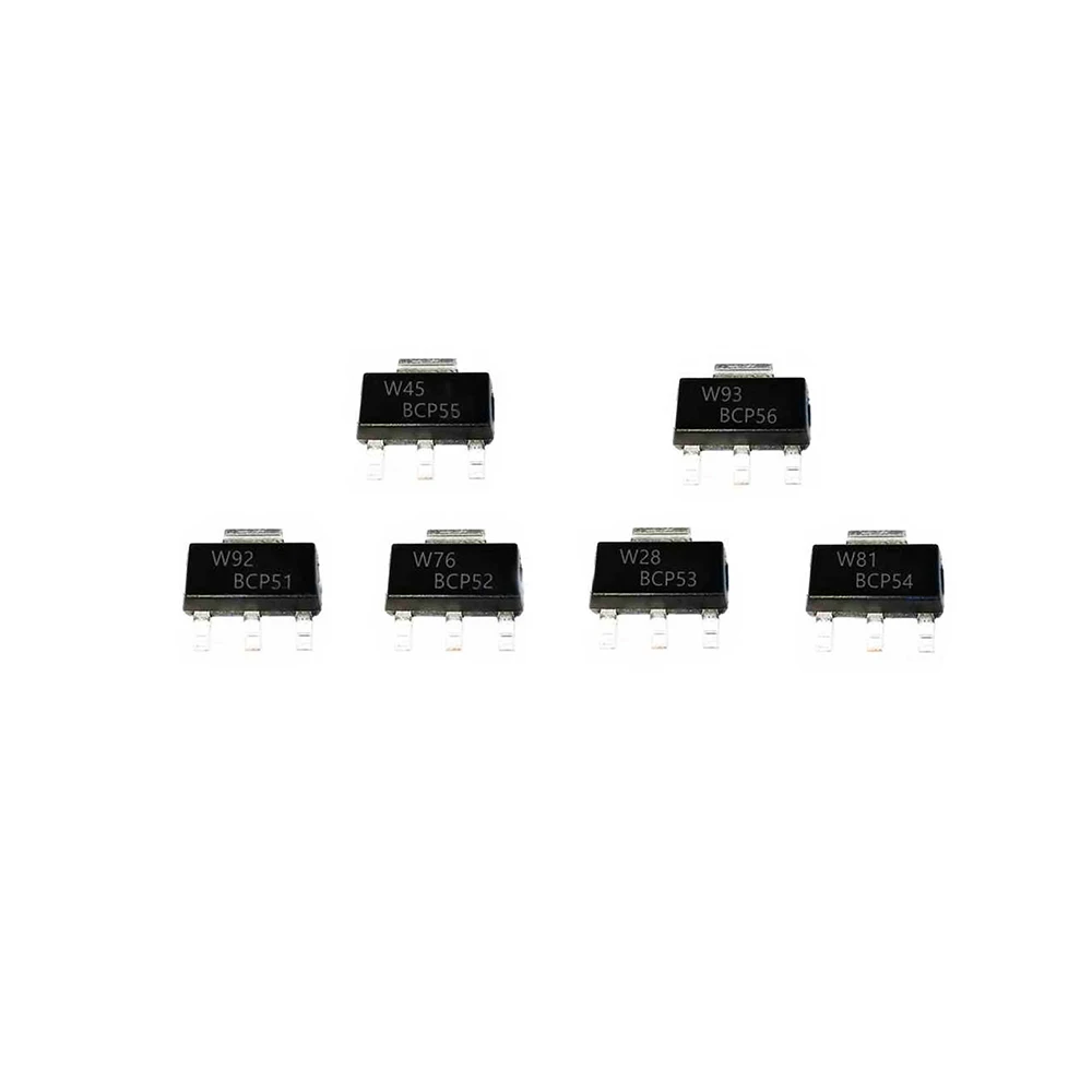 10PCS BCP54 BCP51 BCP55 BCP56 BCP53 BCP52 Power Crystal Triode SMD SOT-223 New Good Quality Chip