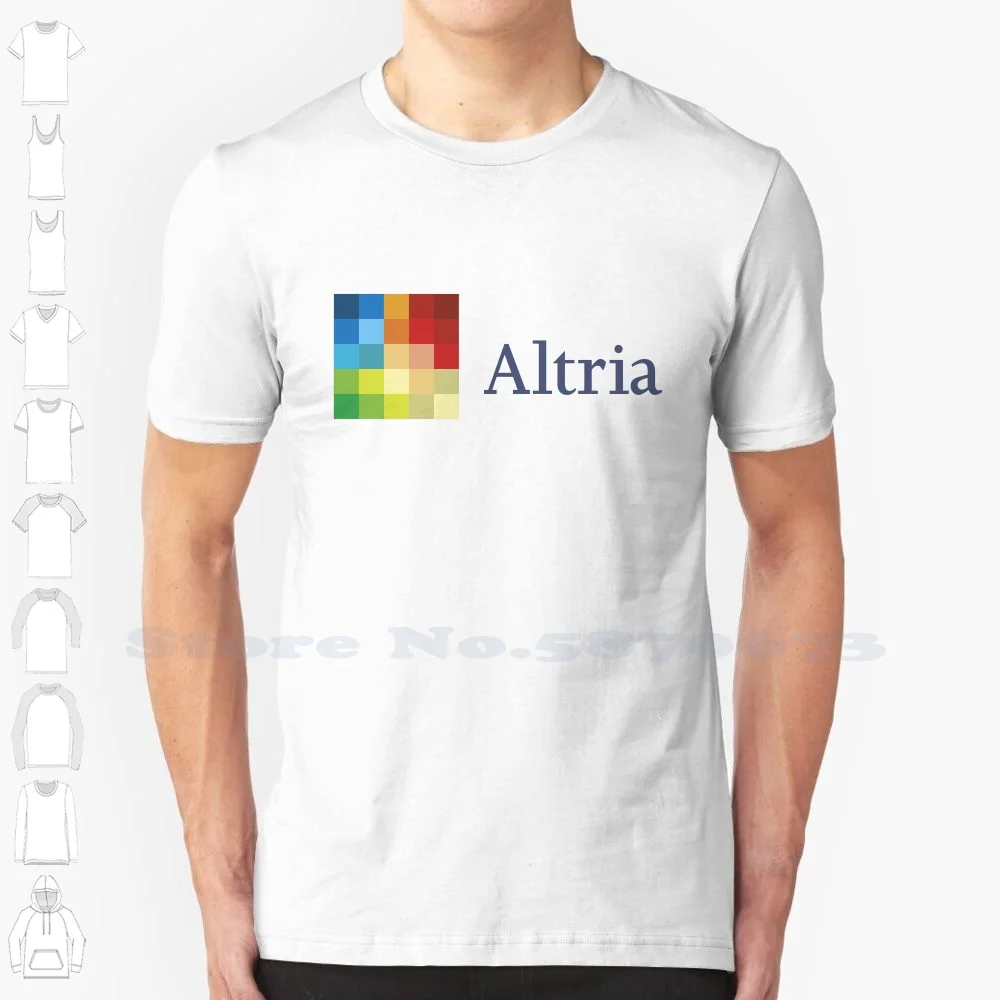 Altria Logo High-quality T Shirts Fashion T-shirt New 100% Cotton Tee