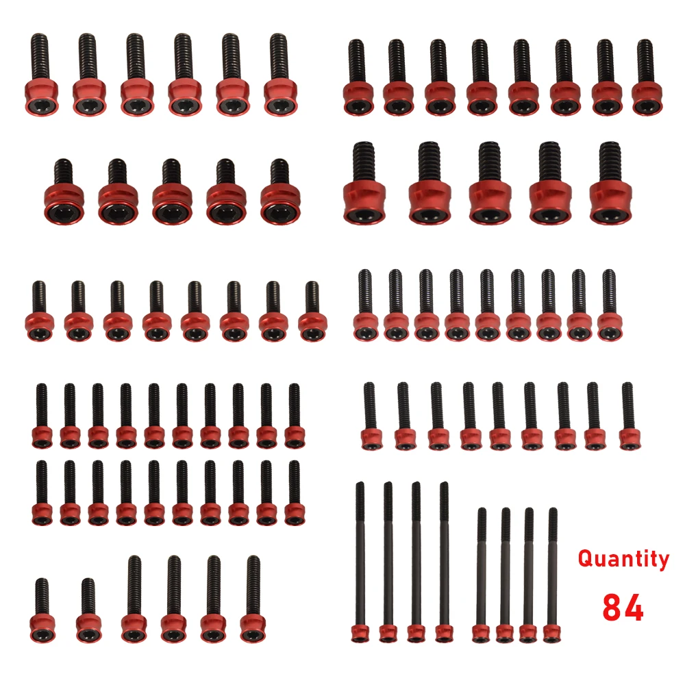 مجموعة مسامير المحرك الملونة لعالم الدراجات النارية لـ Harley M8 Softail/Touring