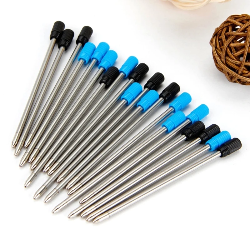 10 Chiếc Pha Lê Nạp Bút, Tiêu Chuẩn Bút Bi Nạp Cho Xoắn Hành Động Bút, Kim Loại Nạp Lại Cho Bút Đa Năng,