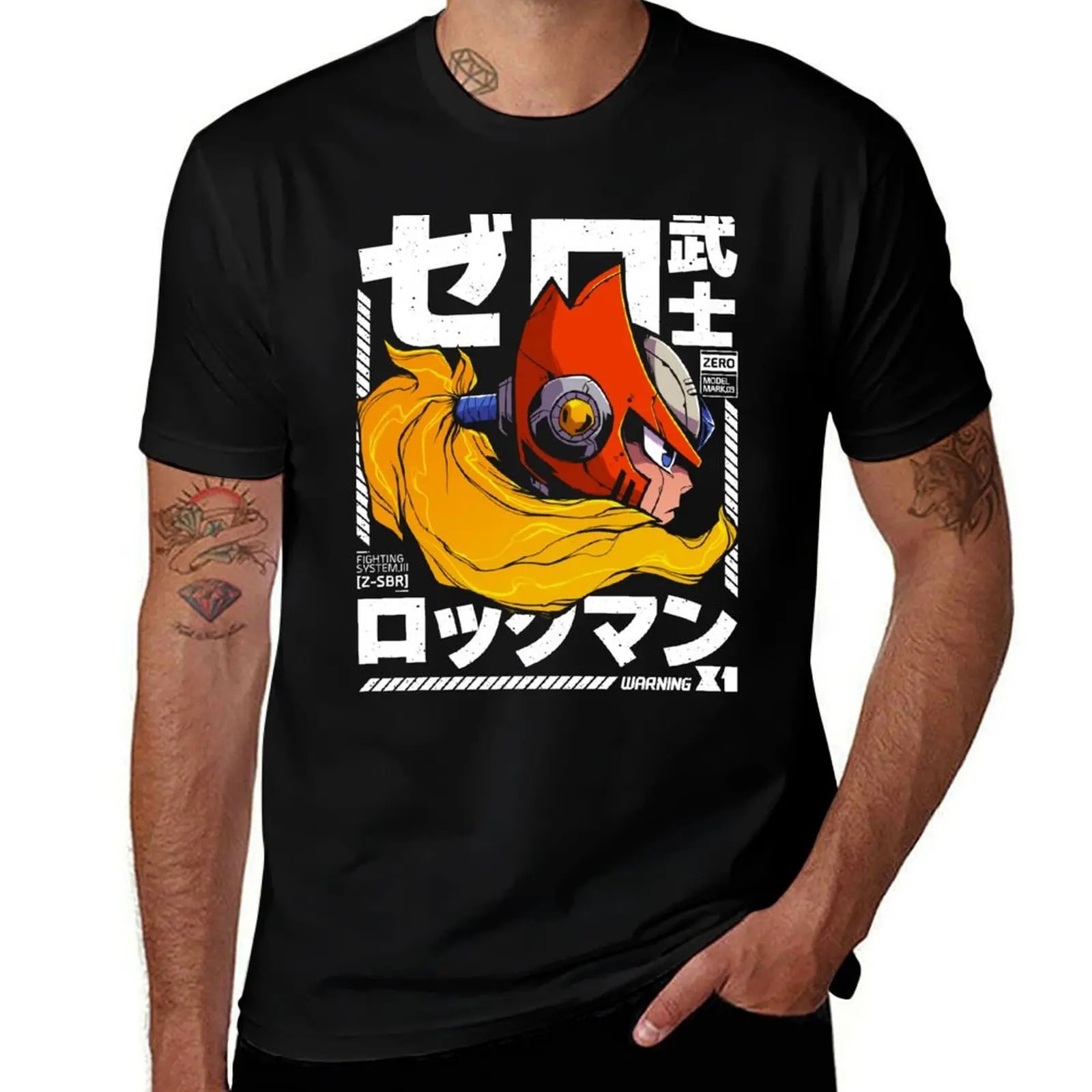 cotton T-Shirt pack man Zero Megaman shirts shirts t t man for white Art for
