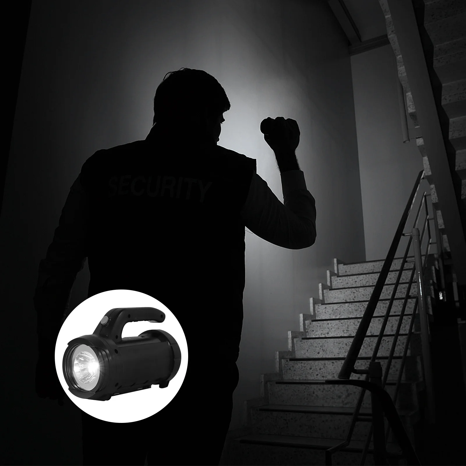 1 مجموعة متعددة الوظائف مصباح يدوي أداة مجموعة سهلة الحمل في الهواء الطلق تضيء أداة الإضاءة مصباح يدوي لاحتياجات بقاء التخييم