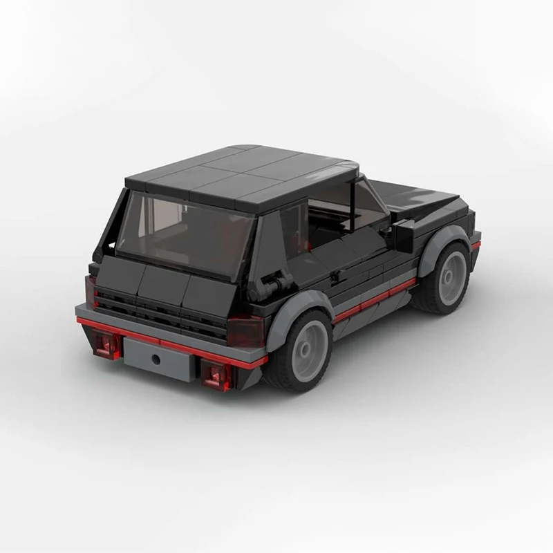 261pcs MOC Peugeot GTI 8 Studs Wide Hot Hatch City Champions Model Building Blocks Small Decor, Home Decor For Son Holiday Gift