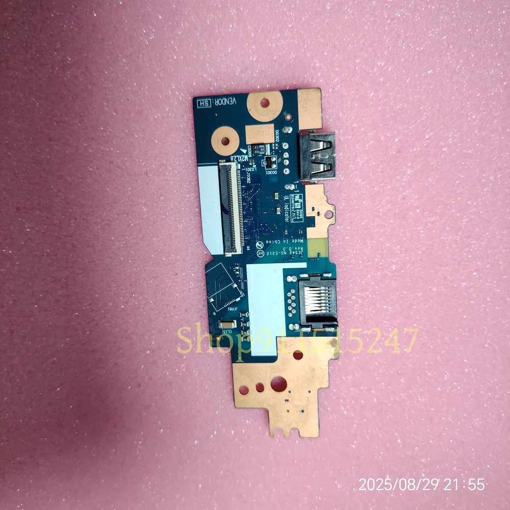 

Оригинальная плата для Lenovo ThinkPad E15 Gen 4, 15,6 дюйма, USB, LAN, Ethernet, плата сетевой карты, USB-плата JE542 NS-E212
