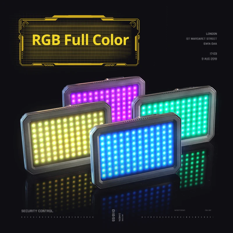 

SIDANDE 7 inch 36W RGB Fill Light Suitable for photography video RGB Full Color 2500K-9900K LED Fill Light Lamp for live photo