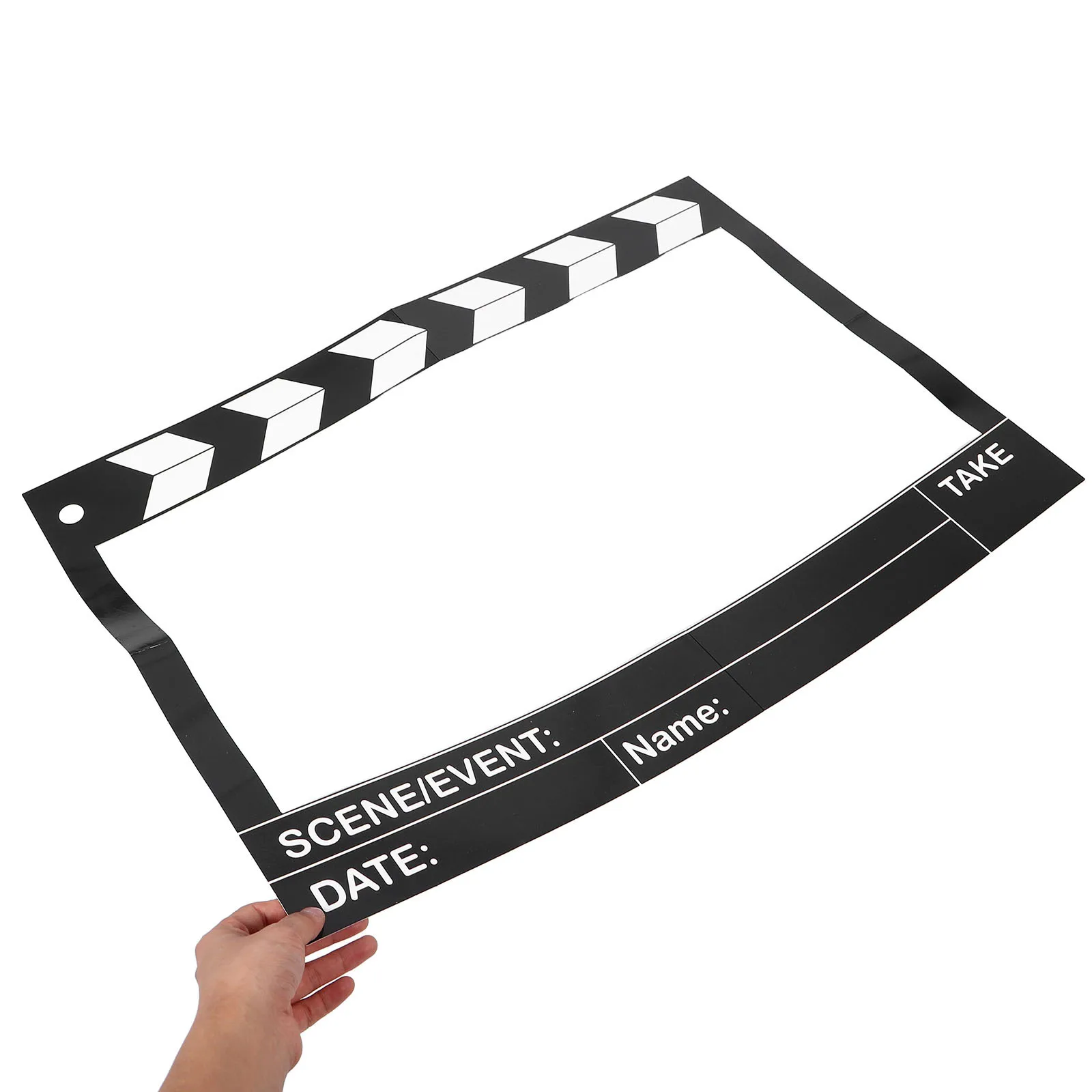 

Black White Movie Clapper Board Photo Booth Frame Retro Film Night Party Decoration Birthday Celebration Prop Prop Photo Frame