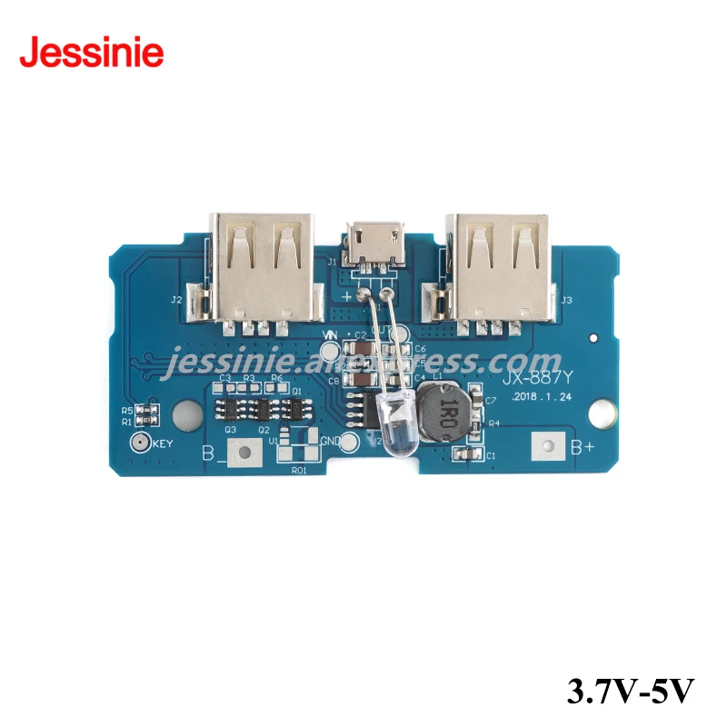 5PCS/1PC DC 3.7V to 1800V Booster Step Up Module Arc Pulse DC Motor with High Voltage Capacitors 3.7V to 5V Power Supply Module