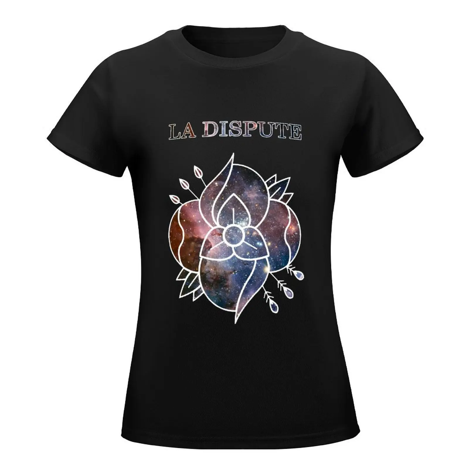 La Dispute - Galaxy TRANSPARENT DESIGN T-Shirt korean fashion funny Short sleeve tee Top Women