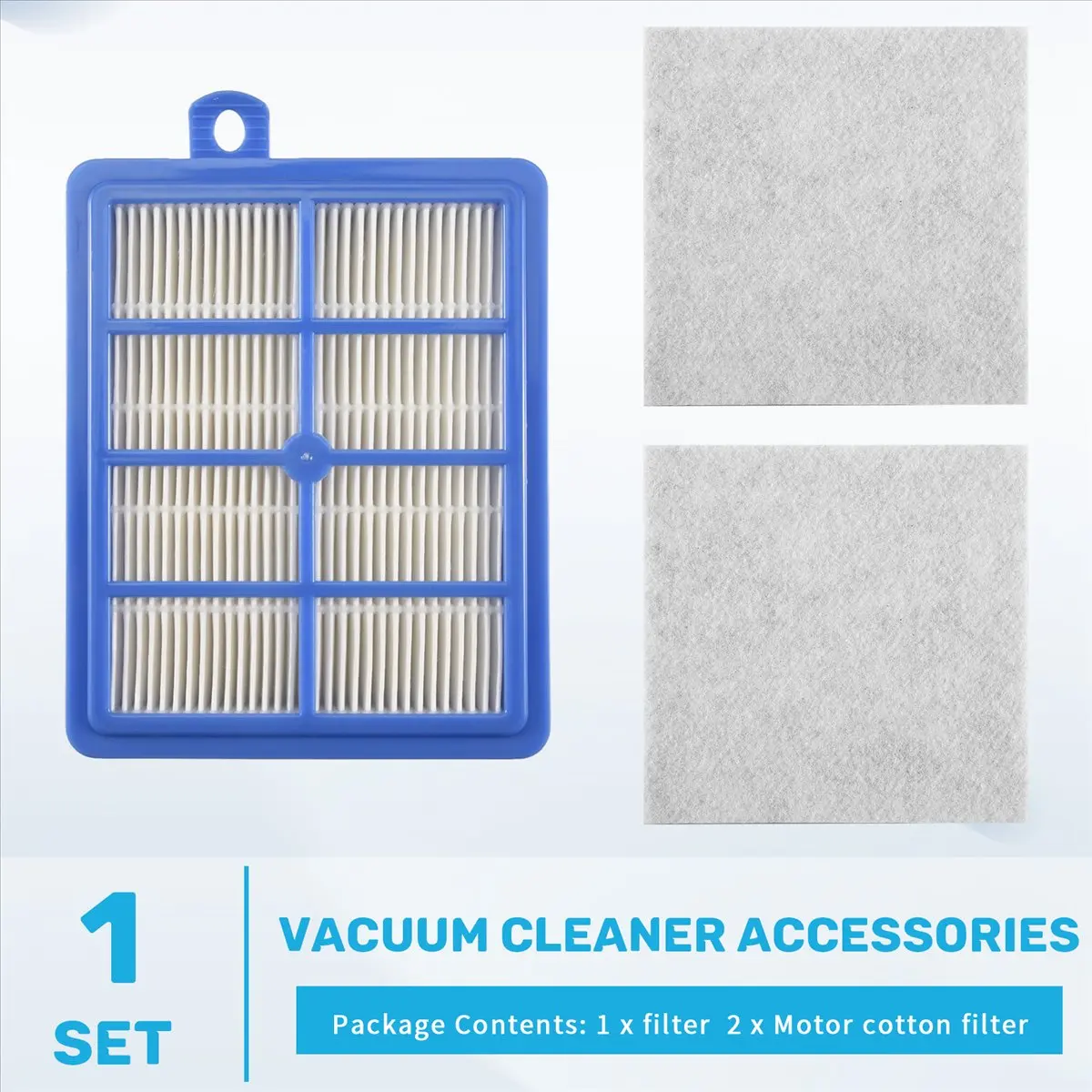 1Pcs Hepa Filter+2P…