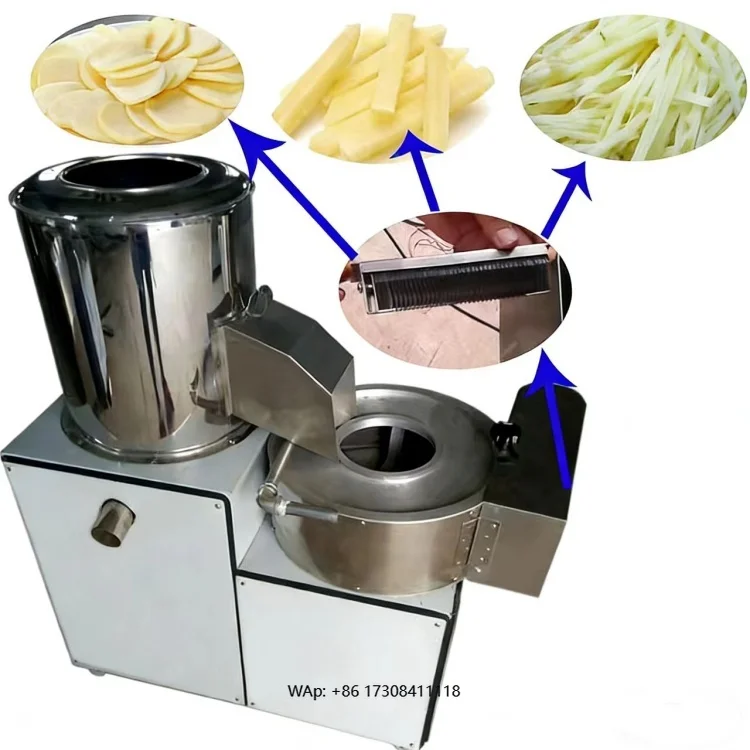 

Best-selling commercial industrial potato peeling and slicing machine with excellent quality
