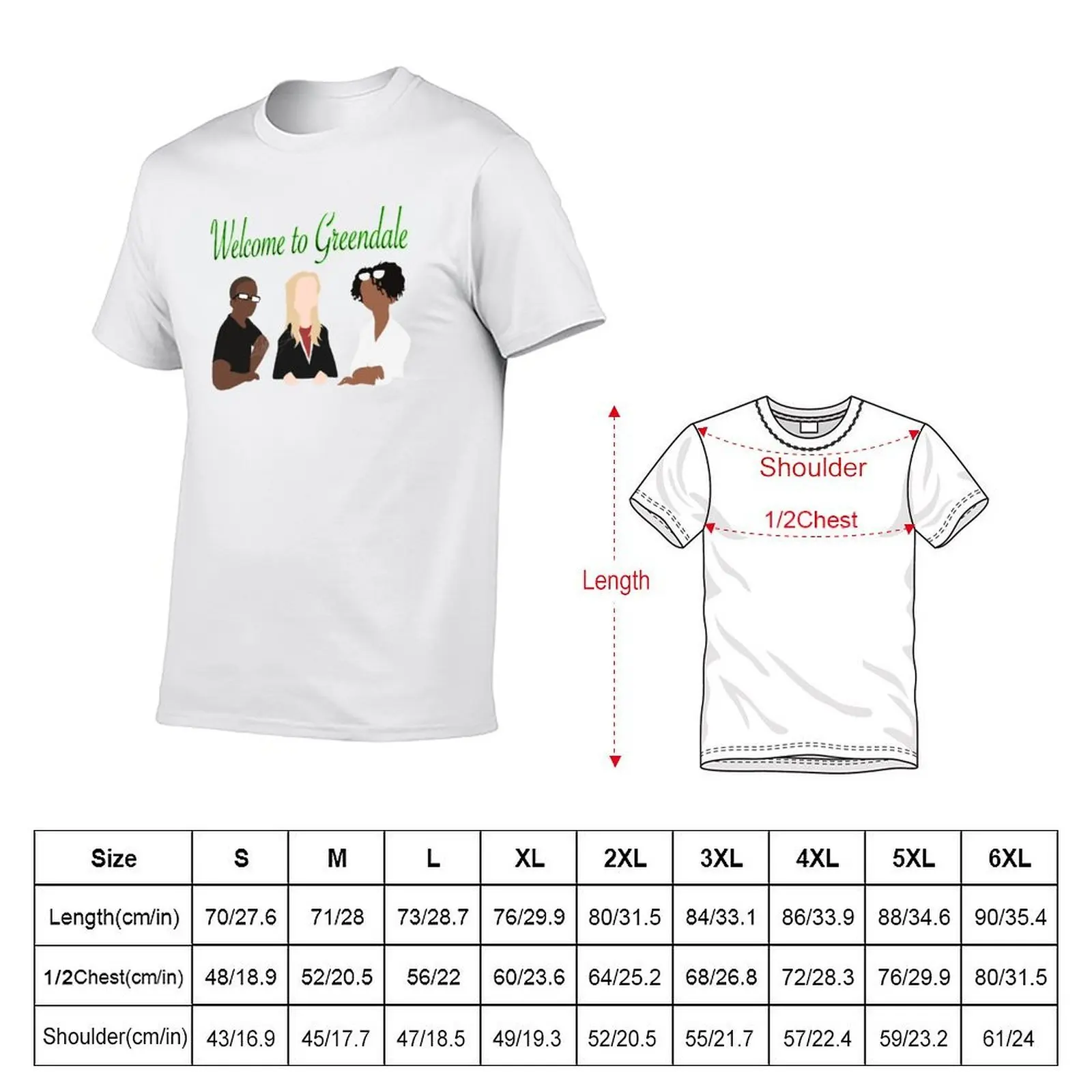 Welcome to Greendale logo T-Shirt funny t shirts cotton t shirts with prints man t shirts high quality luxury brand T-shirt