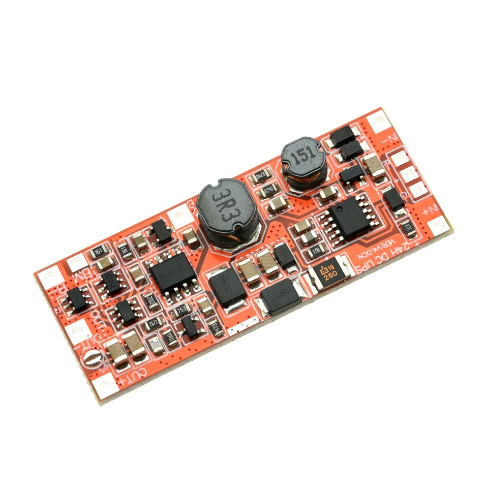 DC 12V/15V 24W 1A UPS Power Supply Module Uninterruptible Power Control Board 2S V4.0CN Charging Step Up Protection Module