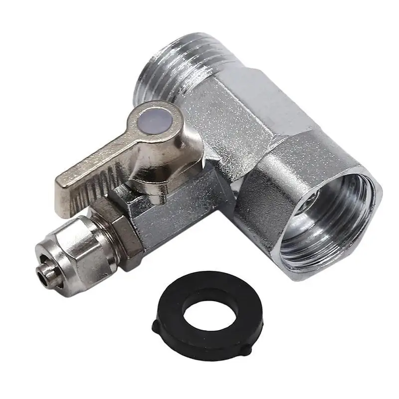 1/4'' 1/2'' Male 1/4 3/8 Tube Water Adapter RO Feed Ball Valve Faucet Water Filter Reverse Osmosis System for Water Purifier Tap