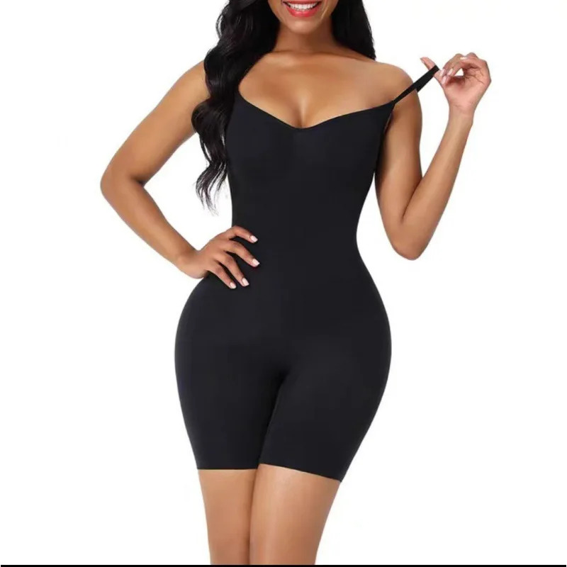 New Abdominal Tightening and Hip Lifting Shapewear with Chest Support and Suspender Slimming Jumpsuit