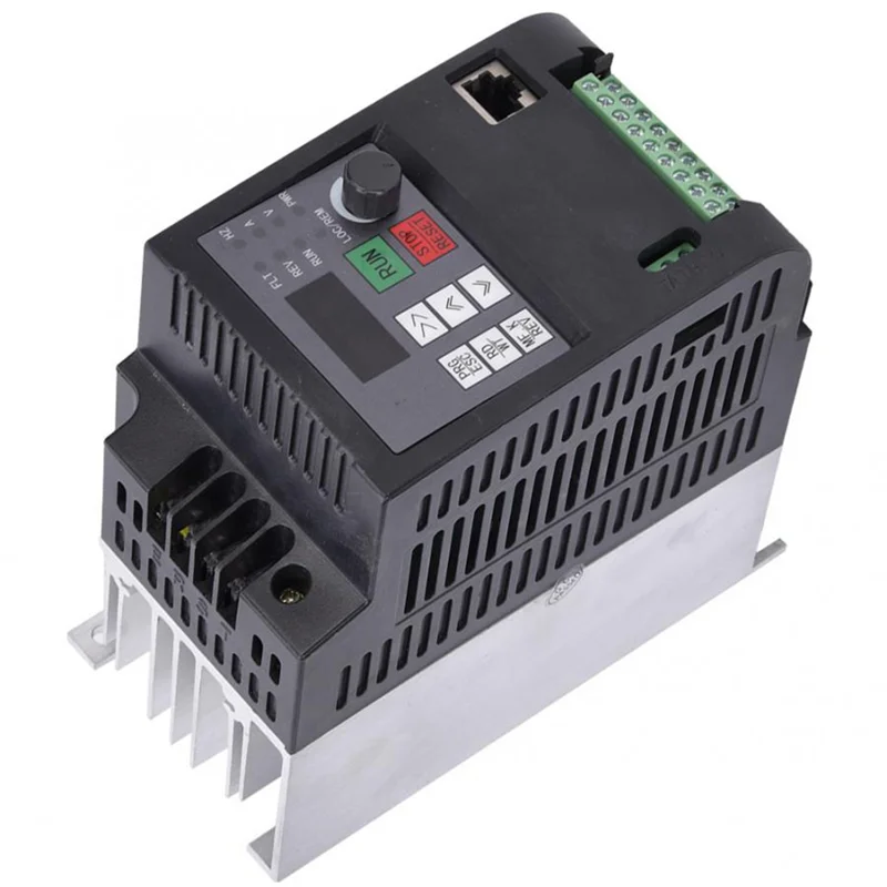 ABDE-110V To 220V 1.5KW Frequency Converter VFD Motor Variable Speed Power Controller Single Phase Input Three Phase Output